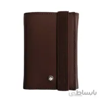 کیف پول مونت بلنک چرم قهوه ای کد (1021)