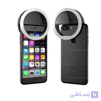 رینگ لایت (حلقه نوری) گیره ای موبایل ا Ring light (optical ring) mobile clip