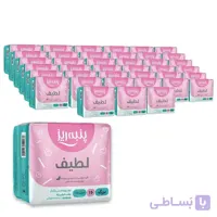 پک ۴۰ بسته ای نوار بهداشتی بزرگ پنبه ریز لطیف norm
