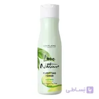 تونر صورت تی تری و لیمو لاونیچر Love Nature مناسب پوست چرب