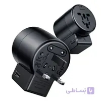 شارژر دیواری بیسوس با پوردت دوگانه مدل Rotation Type Baseus Rotation Type Universal Charger