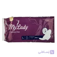 نوار بهداشتی بالدار بزرگ مای لیدی بسته ۱۰ عددی- کارتن ۳۶ تایی