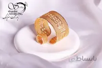 ست دستبند و انگشتر زنانه طرح خلیجی