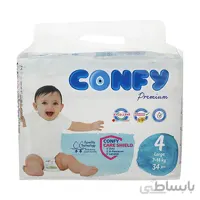 پوشک کانفی Confy سایز ۴ بسته ۳۴ عددی