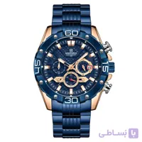 ساعت مچی نیوی فورس مردانه سورمه ای مدل Naviforce 8019