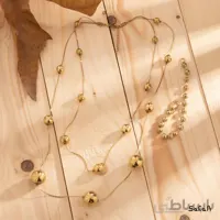 ست گردنبند و دستبند گوی
