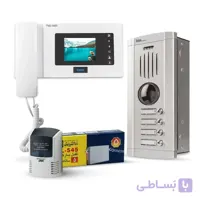 پکیج کامل آیفون تصویری مانیتور 4.3 اینچ مدل 1035 و پنل سهند تابا الکترونیک
