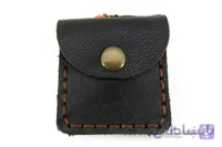 جاحرزی چرم طبیعی مشکی