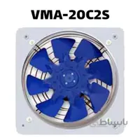 هواکش خانگی دمنده مدل فلزی 20 سانت ا Damandeh plate mounted axial fan VMA-20C2S - VMA-20C4S