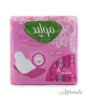 نوار بهداشتی بالدار کلاسیک مدل ضخیم پنبه ای سایز بزرگ 8 عددی 8 عددی ا Maxi Soft Cottony Softness Pad Size Large 8 pcs
