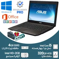 لپ تاپ خانگی Core i5 نسل دو ASUS رم 4 هارد 320
