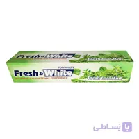 خمیر دندان فرش اند وایت خمیر دندان فریش وایت مدل Fresh Cool Mint حجم 160گرم