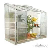 گلخانه خانگی یکطرفه دیواری متوسط مدل S29 ارتفاع 2.95 متر(طول 5.58 متر)