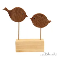 مجسمه چوبی مهر چکاوک