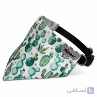 قلاده دستمال گردن سگ نیناپت مدل کاکتوس ا Ninapet Collar & Scarf For Large Dog Cactus Model