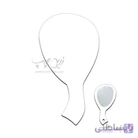 چاپ بر روی آینه دستی مدل A001