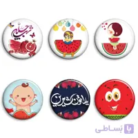 پیکسل افراتوس طرح یلدای فانتزی بسته 6 عددی