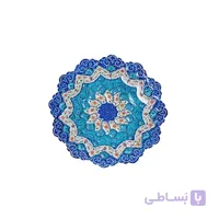 بشقاب دیوارکوب میناکاری مسی مدل 4001