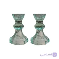 جاشمعی شیشه ای بسته 2 عددی مدل STC379