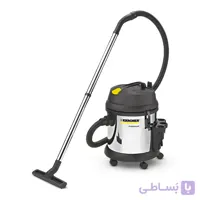 جاروبرقی صنعتی خشک و تر بدنه استیل کارچر Kaercher NT27/1