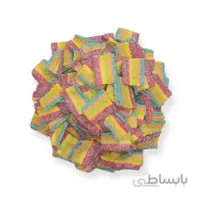 پاستیل نواری شکری رنگین کمان