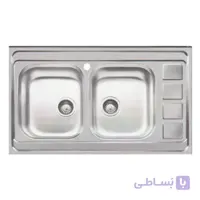 سینک ظرفشویی اخوان مدل 372S روکار باکسی