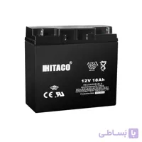 مشخصات – قیمت باتری یو پی اس 12 ولت 18 آمپر ساعت هیتاکو مدل H1218