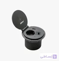 پریز توکار کابینت مدل 10032 مشکی ملونی