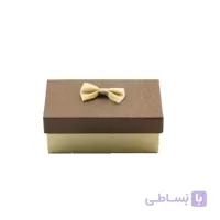 جعبه هدیه ساعت و اکسسوری قهوه ای کد 43