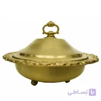 شکلات خوری برنجی درب دار ایران کادو مدل 406b