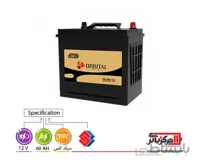 باتری سیلد (اتمی) 12 ولت 60 آمپر کوتاه اوربیتال EFB ا Orbital EFB 12V60AH VRLA Battery