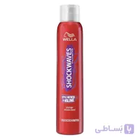 اسپری شامپو خشک ولا مدل SHOCKWAVES STYLE & VOLUME حجم 180 میلی لیترس