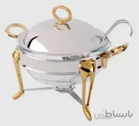 سوفله سوپ خوری بزرگ حلقه ساده طلایی یونیک UN-3830