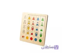 پازل چوبی هوش طرح عروسک