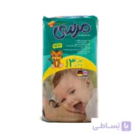 پوشک مرسی سایز ۳ بسته ۴۲ عددی+دستمال مرطوب