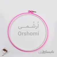 کارگاه گلدوزی و نیدل پانچ پلاستیکی شیار دار قطر 20 سانتی متر