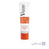 کرم ضدآفتاب spf50 بژ طبیعی ولفرا مناسب پوست چرب و مستعد آکنه 40 گرم ا VELFORA Sun Care Cream