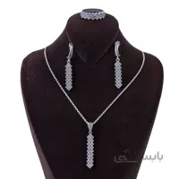نیم ست نقره زنانه مدل فانتزی کد ntr_011