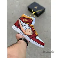 نایک ایرجردن اصلی مردانه طرح لوفی و زورو ساقدار Jordan 1 Customized Luffy Zorro