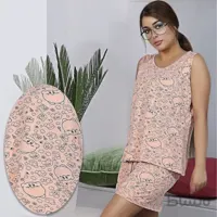 ست راحتی تاپ و شورتک زنانه