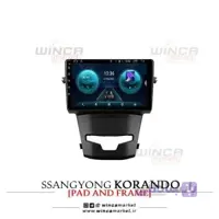 مانیتور فابریک اندروید سانگ یانگ کوراندو سری اس S400 پلاس وینکا WINCA مدل RS855
