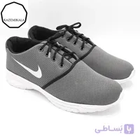 کفش اسپرت و پیاده روی نایک بنددار رنگ طوسی 1