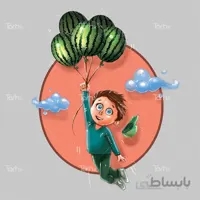 تصویرسازی لایه باز شب یلدا
