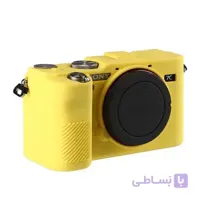 کاور سیلیکونی دوربین سونی A7C زرد | Sony Alpha A7C Cover Yellow