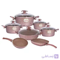 قابلمه گرانیتی eviz اویز مدل سوینگ - مشکی