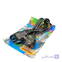 کابل برق سه پین منبع تغذیه کامپیوترSA.TO