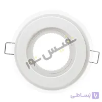 قاب هالوژن دور شیشه ای abs پلاستیکی 200عدد کد 2004