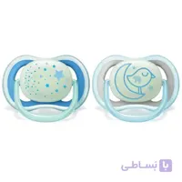 پستانک 6 تا 18 ماه الترا ایر شب تاب مدل Scf37621 فیلیپس اونت Philips Avent