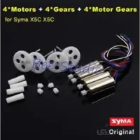 ست کامل چرخدندها و موتور های کوادکوپتر  سایما X5 , X5SW, X5hw, X5hc, X5C چرخ دنده