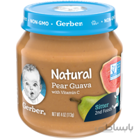 پوره گواوا گلابی با ویتامین C گربر gerber